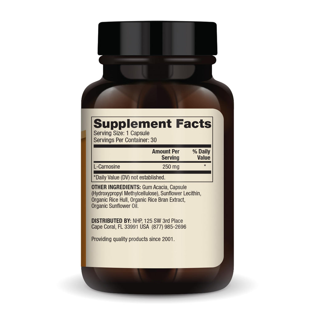 Dr. Mercola Liposomal Carnosine - Supports Cellular Health & Energy - 250 mg L Carnosine with Liposomal Delivery - Dietary Supplement for Brain & Heart Wellness - 30 Capsules (30 Servings)
