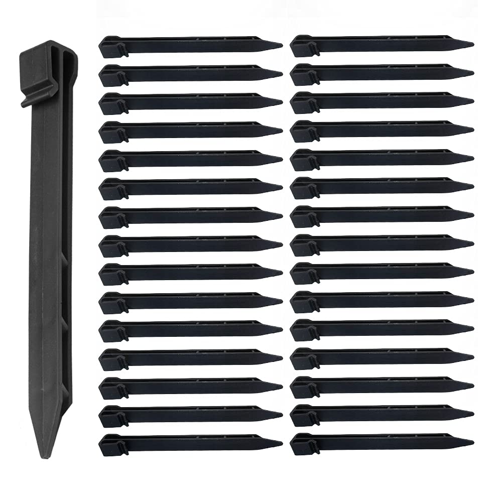 30 PCS Edging Stakes, Landscape Edging Stake for Gardening, Ground Stakes