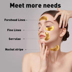 CHMI Under Eye Patches (200 Pairs) - 24K Gold Eye Patches for Puffy Eyes, Dark Circles, EyeBags and Wrinkles, Collagen Skin Care Products, Beauty & Personal Care