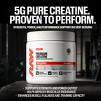 RAW Nutrition Creatine Monohydrate Powder, Unflavored (30 Servings) - Micronized Creatine Monohydrate Supplement for Workout Performance, Build Muscle & Strength - Creatine Powder for Men & Women