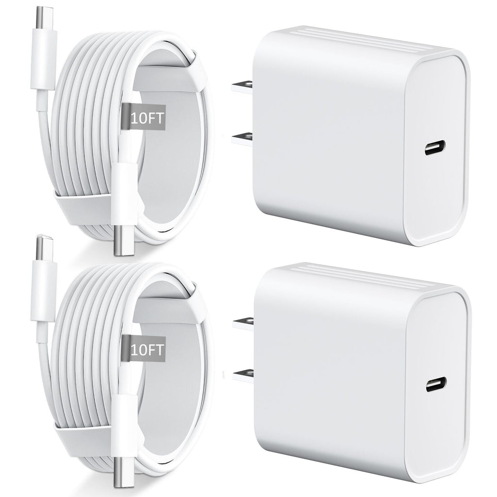iPhone 18 17 16 Pro Max Charger Fast Charging 10 FT Long USB C Cable Cord