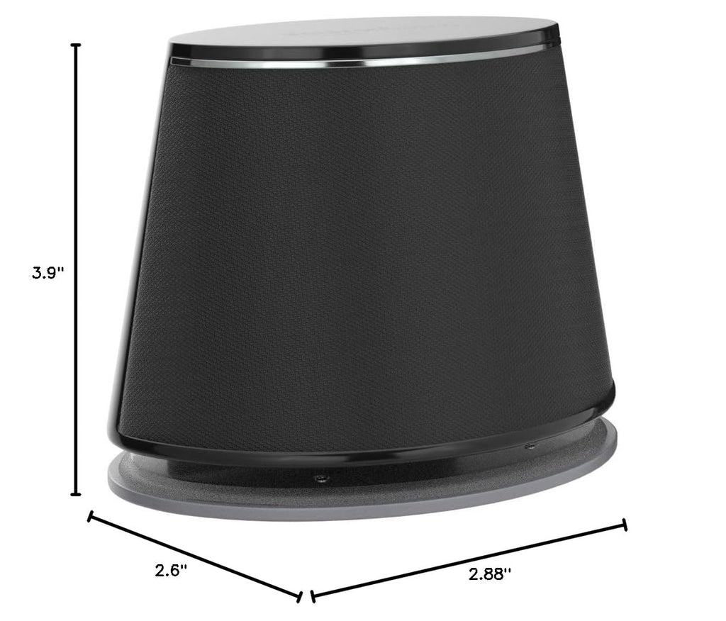 Amazon Basics Stereo 2.0 Speakers for PC or Laptop with Volume Control, 3.5mm Aux Input, USB-Powered, 1 Pair, Black