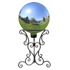 TICKCACY 7.3" Metal Gazing Globe Stand, Gazing Ball Stand