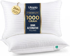 Utopia Bedding Hotel Bed Pillows for Sleeping, Pillows Queen Size Set of 2