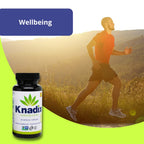 Knadix Hemp Oil Supplement - Support for Bones, Muscles & Joints - General Wellbeing - Natural Relief and Immune Support with Omega 3-6 Vitamins and Minerals Pack of 4-120 Caps