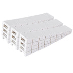 ZZJMCH 12 Pack White Multi Purpose Furniture Plastic Shims for Leveling Extreme Weight Capacity Wedges Easy to Snap Cut-to-fit Size Leveler for Toilet Shims, Doors, Windows, Sheds, Table