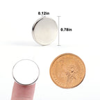 MIN CI 50Pcs Super Strong Rare Earth Magnets Disc, 20mm x 3mm Powerful Permanent Neodymium Magnet Heavy Duty, Small Round Magnets for Crafts DIY Whiteboard Scientific Models