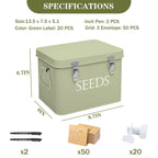 Ecopark Seed Storage Box, Professional All-in-one Kit