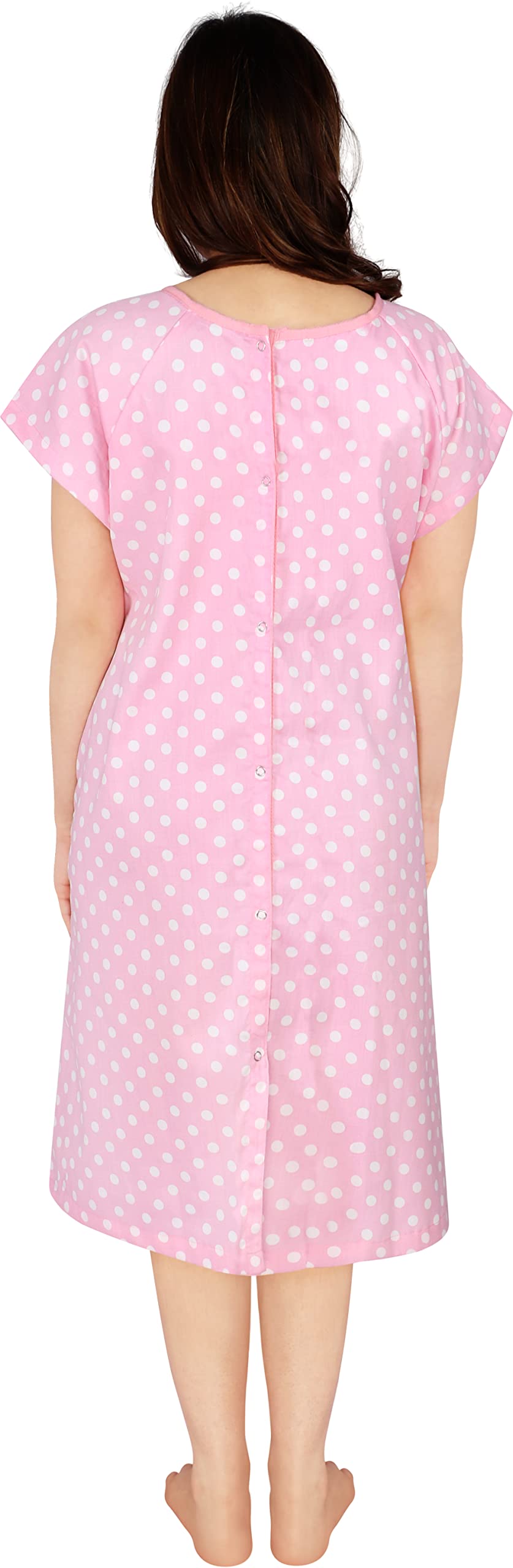 Hospital Gown for Women Patient Gown, Floral Peach, 2XLarge-3XLarge