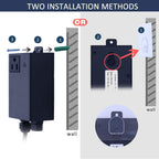 Garbage Disposal Air Switch Kit Sink Top Waste Disposal Long Stainless Steel Brushed Nickel On/Off Air Button Food and Waste Disposals Part by Etoolcity