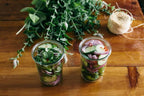WECK 743 Glass Canning Jars with Lids, Sourdough Starter Jar 2 Pack