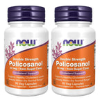 NOW Foods Policosanol Double Strength, 90 Vegetable Capsule (Pack of 2)