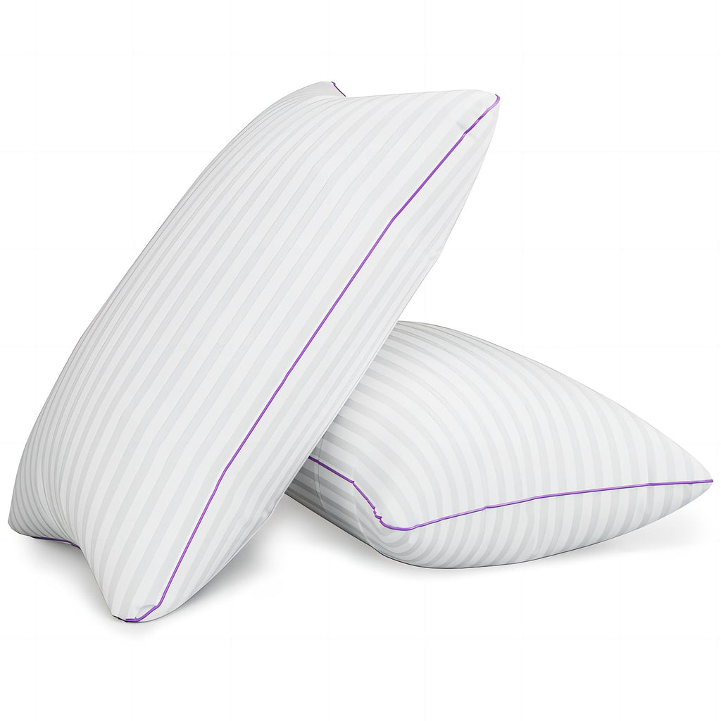 Bed Pillows King Size Set of 2,side sleeper pillow,Down Alternative Fill