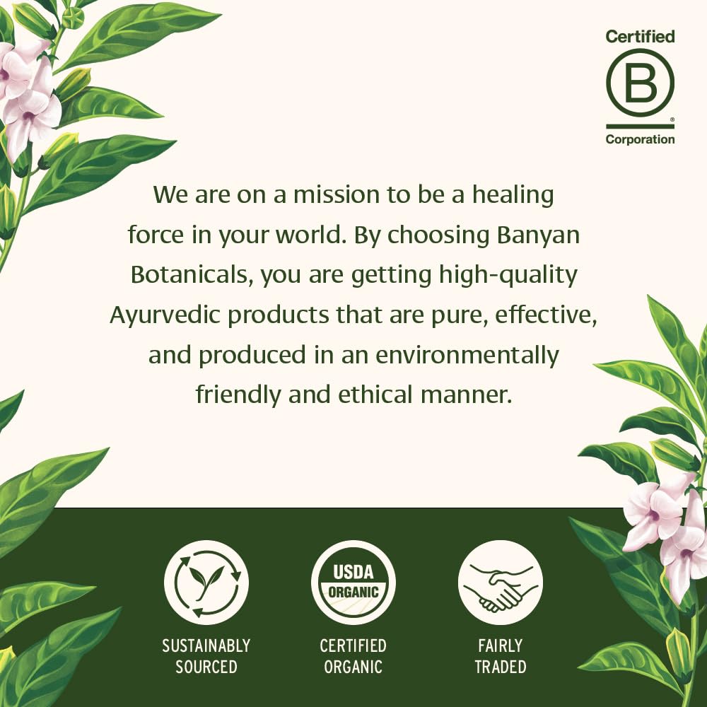Banyan Botanicals Organic Triphala Tablets - Gentle Daily Digestion & Colon Cleanse Support - Amla, Haritaki, Bibhitaki - Healthy Elimination, Detox & Gut Microbiome - 180 Tablets - Non-GMO, Vegan*