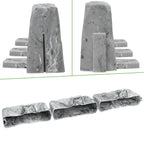 Landscape Edging Garden Edging Border Faux Stone Edging,17FT x 2.75 in Tall