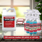 StonePro Crystal Clean - PH Neutral Cleaner for Stone Surfaces (Ready-To-Use Spray, 16 oz)