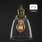 Jslinter 6-Pack Edison Light Bulb 60 Watt Dimmable A19 Vintage Warm Bulb