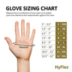 Ansell HyFlex 11-840 Ergonomic Abrasion-Resistant Nylon Spandex Nitrile Coated Industrial Gloves for Automotive, Fabrication - XXL (11) Grey (3 Pairs)
