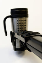 Nearly Universal OH - Wheelchair Cup Holder, Cup Holder for Electric Wheelchair and Mobility Scooter, Black