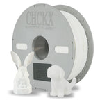 CHCKX Nylon Filament PA6 Nylon 6+66 3D Printer Filament 1.75mm Polyamide (PA) 1kg Spool (2.2lbs) Dimensional Accuracy +/- 0.02 mm, Fit Most FDM Printer (White)