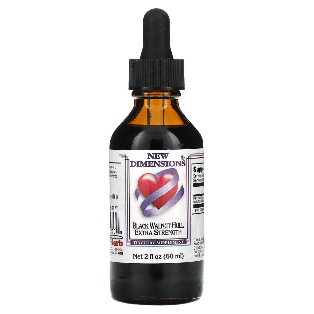 Kroeger Herbs, Black Walnut Green Hull Extract, Concentrated Liquid with Dropper 2oz - Gluten-Free, Black Walnut Herbal Supplement, Powerful Detox & Liver Support, Digestive Cleanser