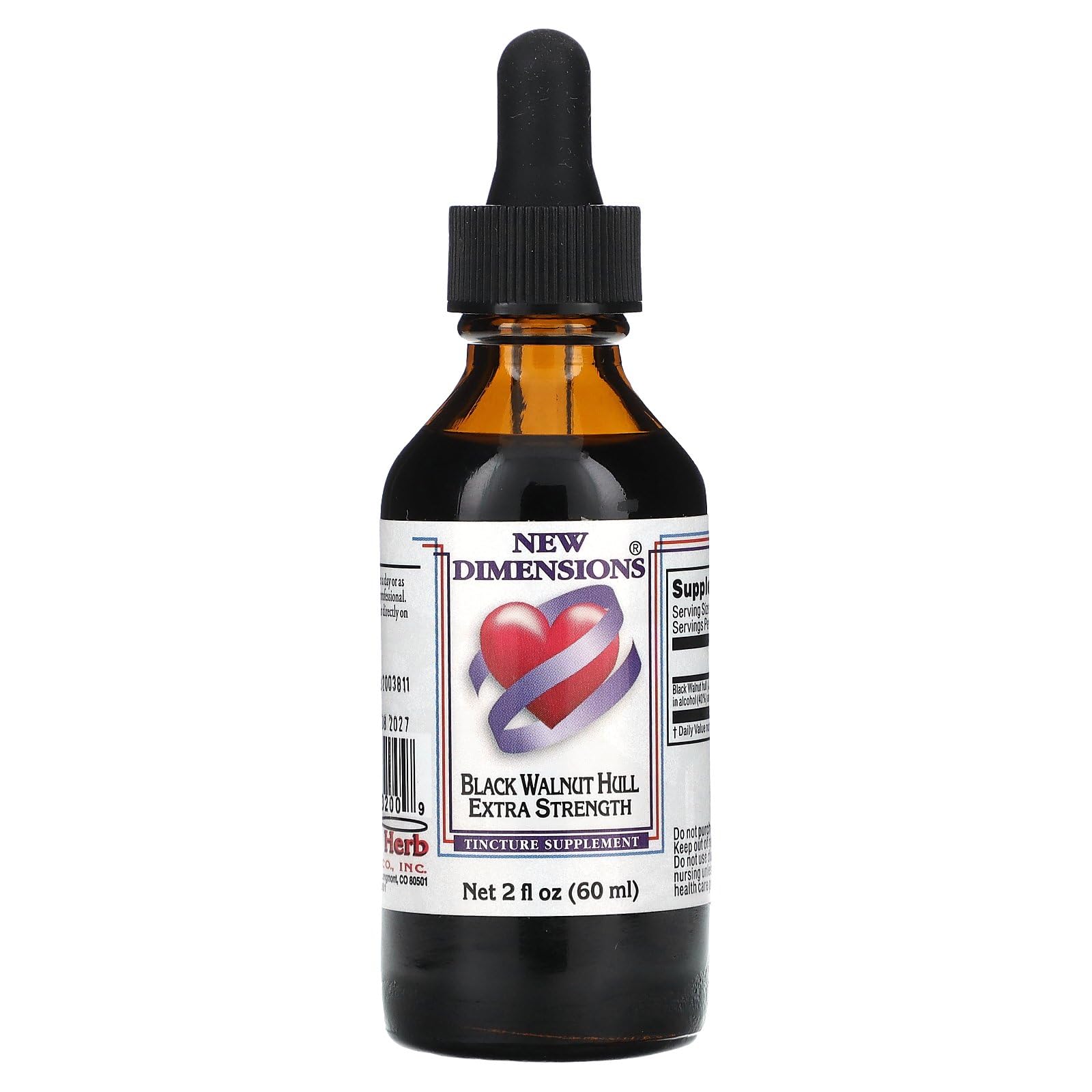 Kroeger Herbs, Black Walnut Green Hull Extract, Concentrated Liquid with Dropper 2oz - Gluten-Free, Black Walnut Herbal Supplement, Powerful Detox & Liver Support, Digestive Cleanser