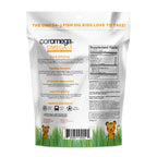Coromega Kids Omega 3 Fish Oil Supplement, 650mg of Omega-3s, Tropical Orange + Vitamin D, 120 Single Serve Squeeze Packets