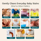 Puracy Stain Remover, Travel and Laundry Stain Cleaner for Clothes, Baby Essentials, Kids Stains, Oil and Fabric Spot Cleaner (Baby Stain Remover Spray, 16 fl oz)
