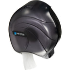 San Jamar Oceans Plastic Single Jumbo Bath Tissue Dispenser, 3.25" Core, Black Pearl