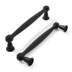 khtumeware 10 Pack 5 Inch(128mm) Black Cabinet Pulls Black Kitchen Matte Black Cabinet Handles Kitchen Cabinet Hardware for Cupboard Drawer Handles Dresser Pulls