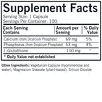 Kirkman Reduced L-Glutathione 100 mg - Hypoallergenic | 100 Vegetarian Capsules | Antioxidant