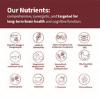 RELEVATE Brain Health Supplement; Memory, Focus, Energy, Sleep, Eyes & Healthy Aging; Doctor Formulated; Quercetin, Lutein, Magnesium Glycinate, Omega 3 DHA EPA, Vitamin B12, B3, D3