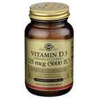 Solgar Vitamin D3 (Cholecalciferol) 125 Mcg (5000 IU), 120 Vegetable Capsules - Helps Maintain Healthy Bones & Teeth - Immune System Support - Non-GMO, Gluten Free, Dairy Free, Kosher - 120 Servings
