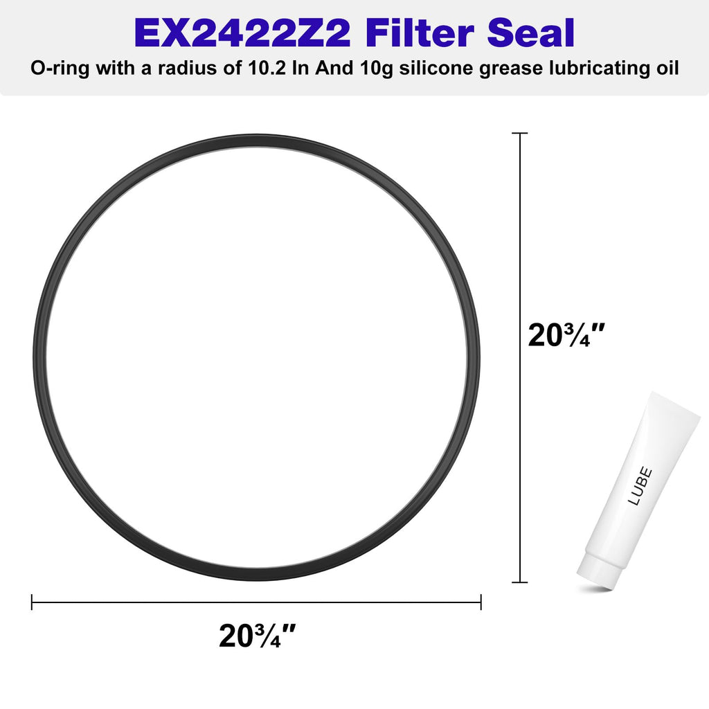 JIOTAR DEX2422Z2 Filter Seal O-Ring Gasket for C4030 C3030 C2030, Hayward Pool Pump Seal Kit Replacement DE4820 DE2420, Pool Filter Parts for Hayward Pro-Grid DE Swim Clear Cartridge Filter