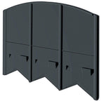 60' Choppers Heavy-Duty Hammer-in Edging - Corner and T Connectors Included - Black