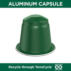 Café La Llave Espresso Aluminum Capsules, Dark Roast, 40ct