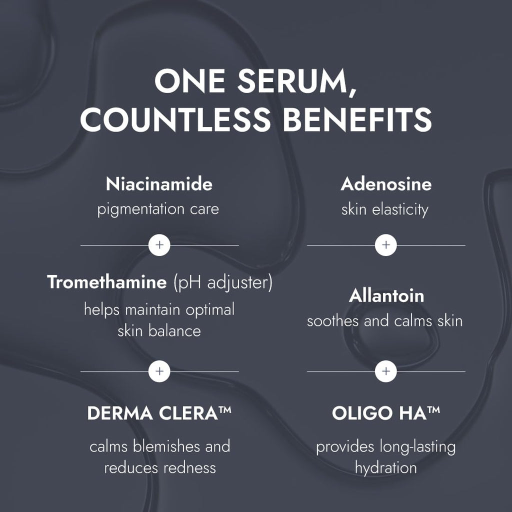 MIZON 7 Vegan Peptide Booster Serum Korean Anti-Aging Face Serum with Niacinamide & Hyaluronic Acid Hydrating Firming & Smoothing Skincare for Fine Lines & Skin Repair – 5.07 fl oz