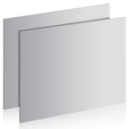 WENHUALI 2 Pcs 16 Gauge Steel Sheets Metal Cold Rolled Steel Plate, 12" x 8" Weldable Metal Sheet for DIY Craft Projects, Industrial, Professional