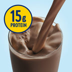 Glucerna Hunger Smart Diabetes Care Shake, Classic Chocolate, Diabetic Meal Replacement to Support Blood Sugar Management, 15g Protein, 180 Calories, Ready to Drink, 10 Fl Oz, 24 Pack