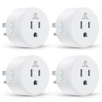 EIGHTREE Smart Plug, WiFi Outlet Works with Alexa & Google Home, Smart Home Socket with Remote Control & Timer Function, 2.4GHz WiFi Only, 4 Packs