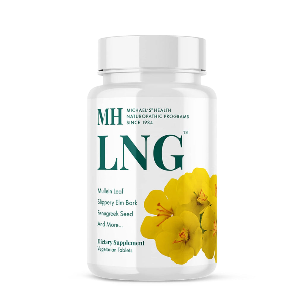 Michael's Health Naturopathic Programs LNG - 120 Vegetarian Tablets - Herbs for Lung and Respiratory Support - Kosher - 40 Servings
