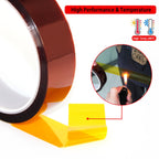 1''×33M High Temperature Resistant Polyimide Tape,No Residue Heat Tape