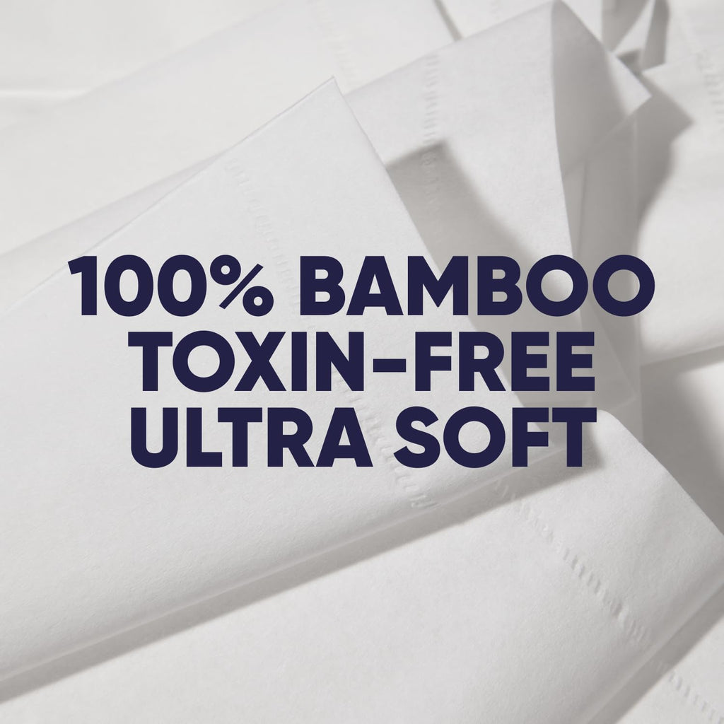 Save Trees Bamboo Facial Tissues - 12 Boxes of Eco-Friendly, 3-Ply Hypoallergenic Tissues, 90 Sheets per Box, FSC Certified, Plastic-Free Packaging, Soft & Gentle for Home Use