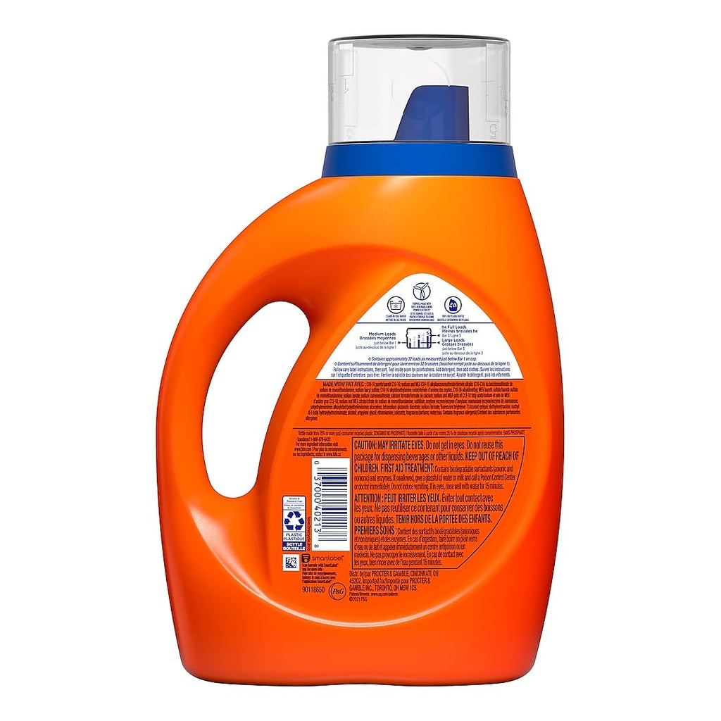 Tide Laundry Detergent Liquid Soap, Original, 32 Loads, 46 Fl Oz, 46 Fl Oz