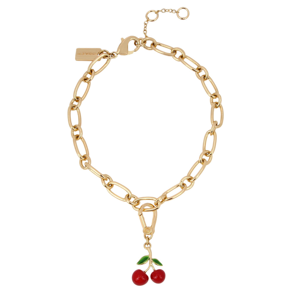 COACH Collectible Cherry Charm Gold One Size