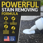 CHOMP! Concrete Oil Stain Remover: Pull It Out Removes and Cleans Oils, Greases from Garage Floors & Driveways, 128 Fl Oz