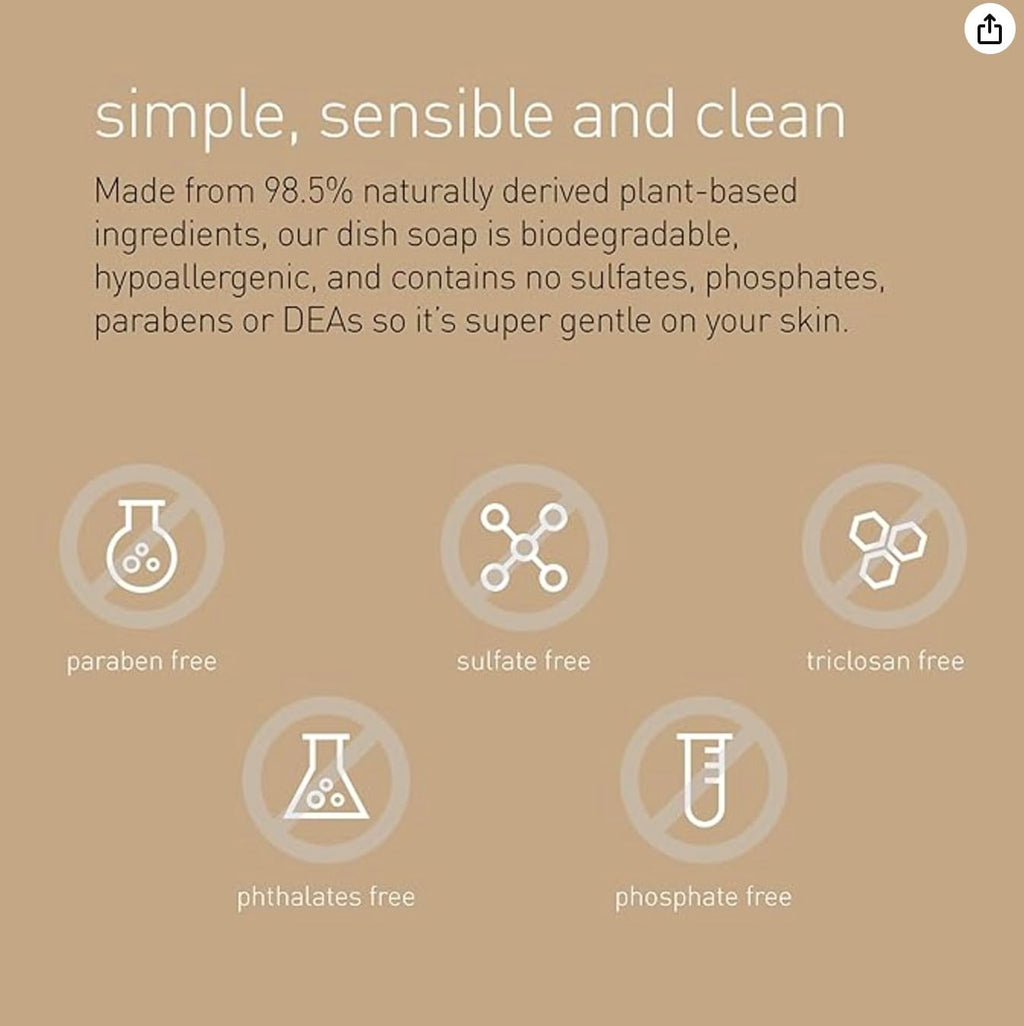 simplehuman Lavender Moisturizing Liquid Hand Soap Refill Pouch, 34 Fl. Oz.
