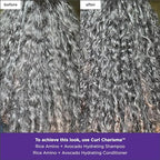 Briogeo Curl Charisma Rice Amino + Avocado Hydrating Shampoo, Define and Moisturize Wavy, Curly, and Coily Hair,Sulfate-free, Anti-Frizz, Hydrating Cleanse, Vegan, Cruelty-Free