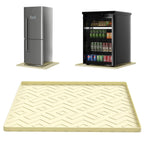 EWX Silicone Mini Fridge Mat 19.7"x19.7" – Refrigerator Mats, Non-Slip Waterproof Protector Pad for Washing Machine, Dryer, Dishwasher & Wine Cooler