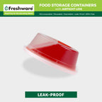 Freshware Food Storage Containers with Lids 8 oz [50 Set] Deli Containers